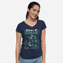 Man I Love Fantasy-Womens-V-Neck-Tee-demonigote