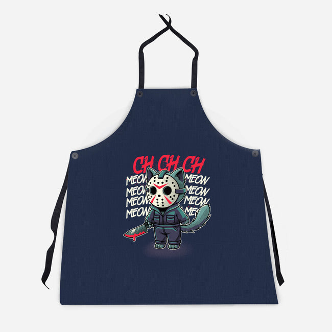 Meow Meow Meow-Unisex-Kitchen-Apron-Astrobot Invention