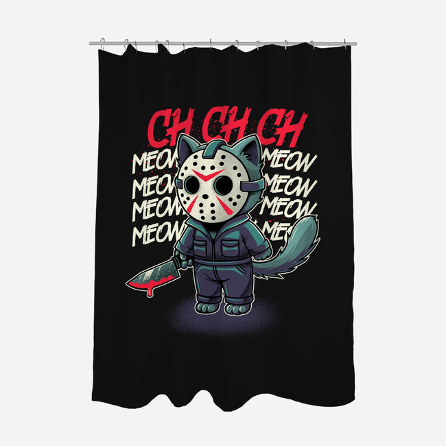 Meow Meow Meow-None-Polyester-Shower Curtain-Astrobot Invention