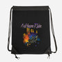 Arkham Rain-None-Drawstring-Bag-dalethesk8er