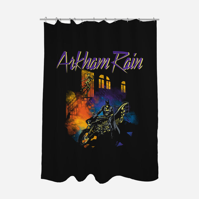 Arkham Rain-None-Polyester-Shower Curtain-dalethesk8er