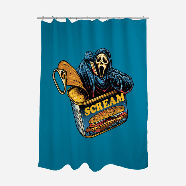 Canned Ghost-None-Polyester-Shower Curtain-glitchygorilla