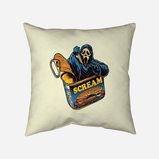 Canned Ghost-None-Removable Cover w Insert-Throw Pillow-glitchygorilla