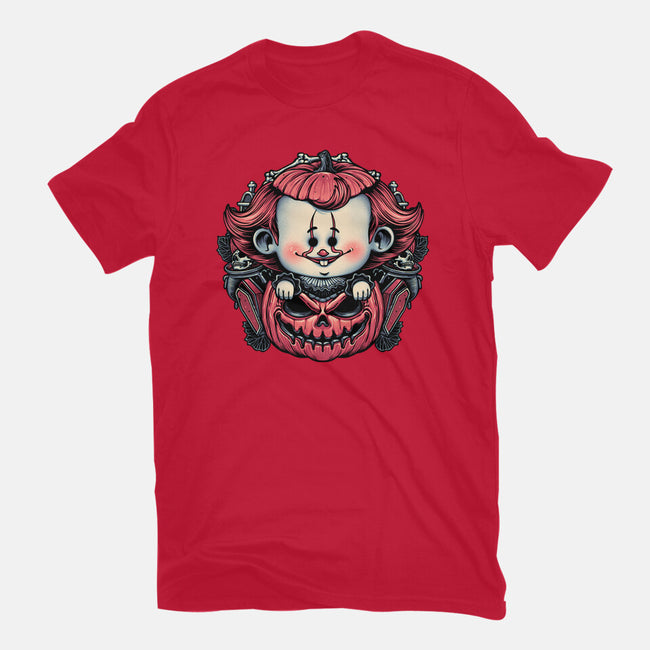 Cute Little Clown-Youth-Basic-Tee-glitchygorilla