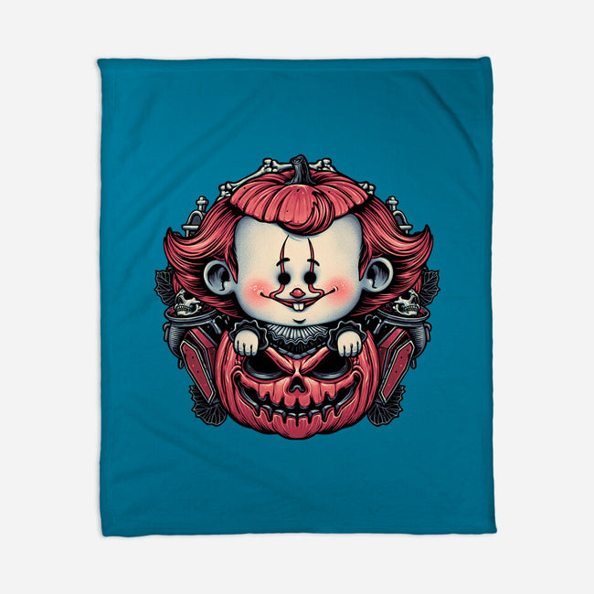 Cute Little Clown-None-Fleece-Blanket-glitchygorilla