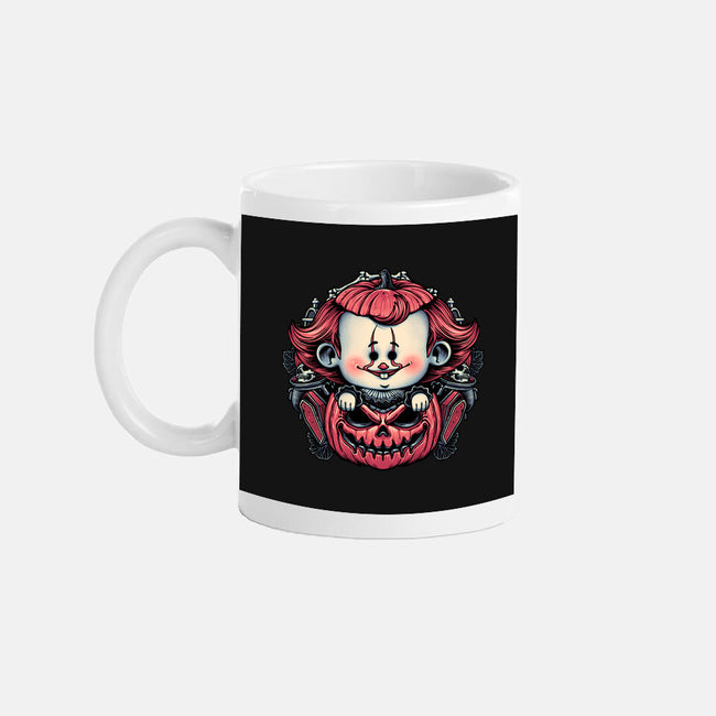 Cute Little Clown-None-Mug-Drinkware-glitchygorilla