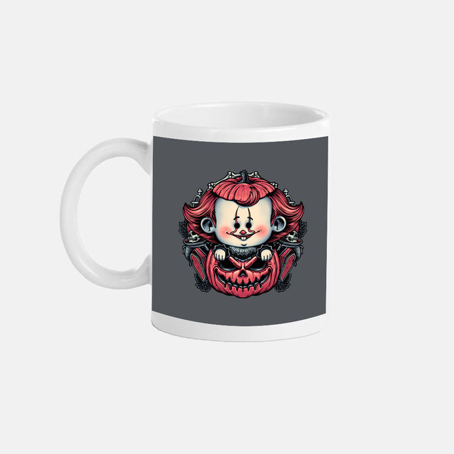 Cute Little Clown-None-Mug-Drinkware-glitchygorilla