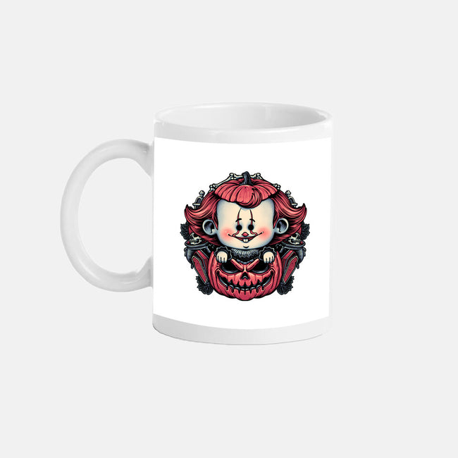 Cute Little Clown-None-Mug-Drinkware-glitchygorilla