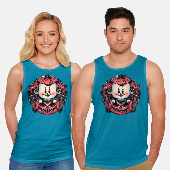 Cute Little Clown-Unisex-Basic-Tank-glitchygorilla