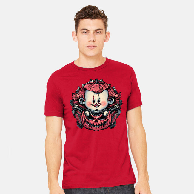 Cute Little Clown-Mens-Heavyweight-Tee-glitchygorilla