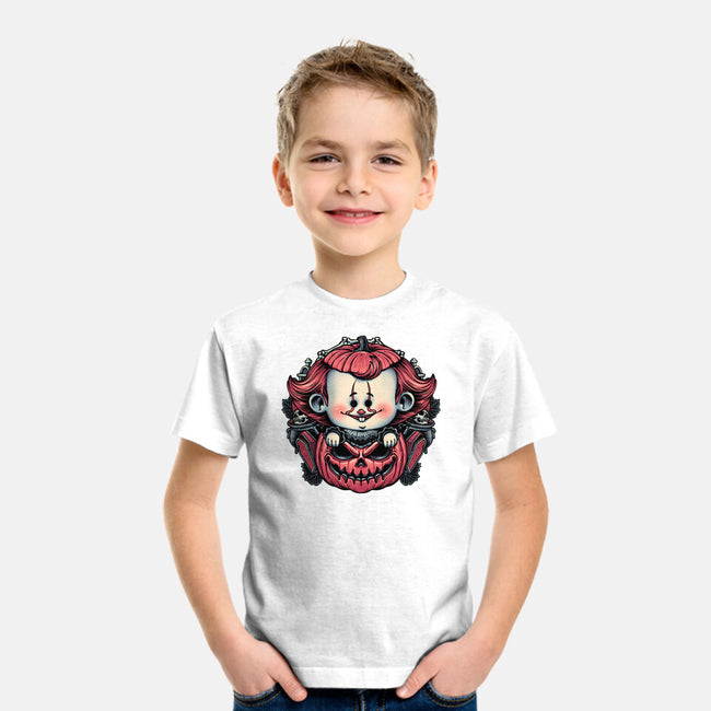 Cute Little Clown-Youth-Basic-Tee-glitchygorilla