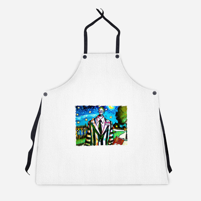 Bob Van Gogh-Unisex-Kitchen-Apron-Millersshoryotombo