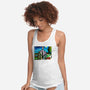 Bob Van Gogh-Womens-Racerback-Tank-Millersshoryotombo