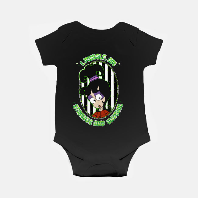 I Myself Am Strange And Unusual-Baby-Basic-Onesie-Alexhefe