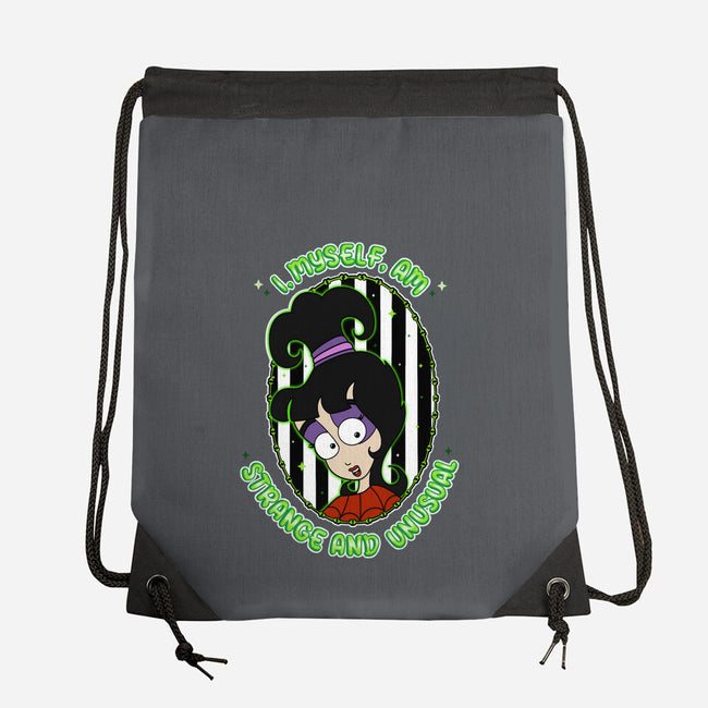 I Myself Am Strange And Unusual-None-Drawstring-Bag-Alexhefe