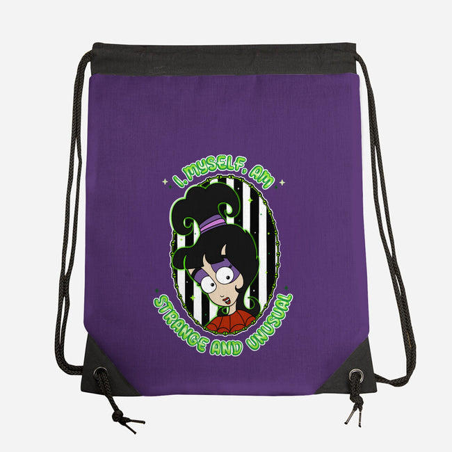 I Myself Am Strange And Unusual-None-Drawstring-Bag-Alexhefe