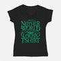 Went To The Neitherworld-Womens-V-Neck-Tee-teesgeex