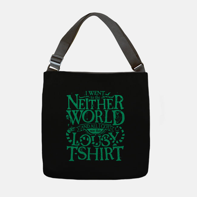 Went To The Neitherworld-None-Adjustable Tote-Bag-teesgeex