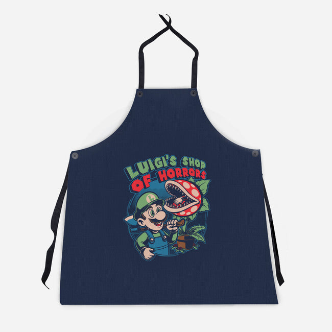 Movie Game Plant-Unisex-Kitchen-Apron-Studio Mootant