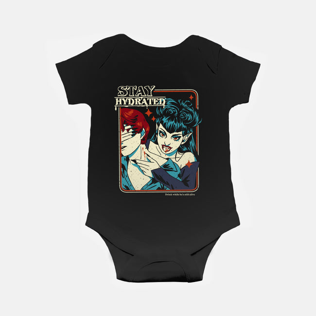 Stay Hydrated-Baby-Basic-Onesie-yumie