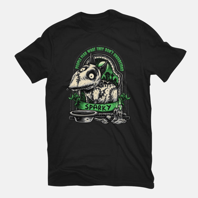 Halloween Dog-Unisex-Basic-Tee-glitchygorilla