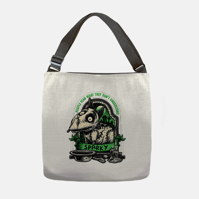 Halloween Dog-None-Adjustable Tote-Bag-glitchygorilla