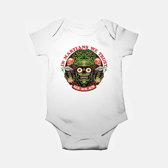 In Martians We Trust-Baby-Basic-Onesie-glitchygorilla