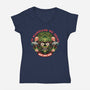 In Martians We Trust-Womens-V-Neck-Tee-glitchygorilla