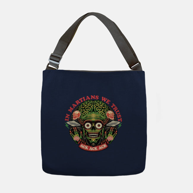 In Martians We Trust-None-Adjustable Tote-Bag-glitchygorilla