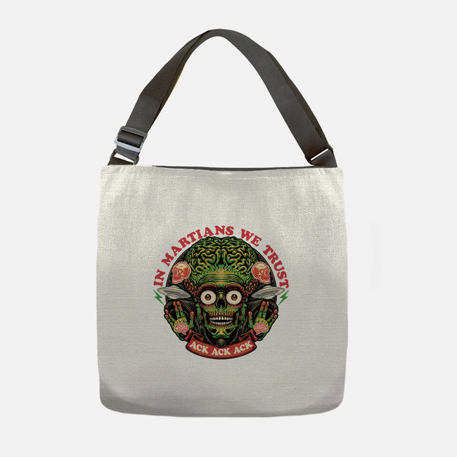 In Martians We Trust-None-Adjustable Tote-Bag-glitchygorilla