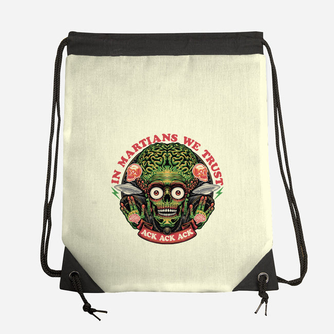 In Martians We Trust-None-Drawstring-Bag-glitchygorilla