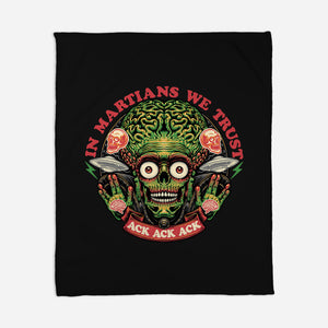 In Martians We Trust-None-Fleece-Blanket-glitchygorilla