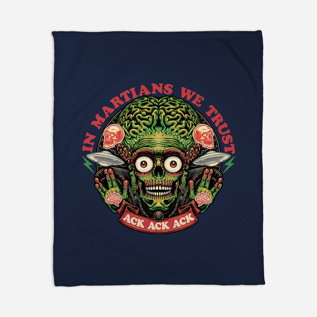 In Martians We Trust-None-Fleece-Blanket-glitchygorilla