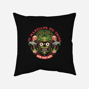 In Martians We Trust-None-Removable Cover w Insert-Throw Pillow-glitchygorilla