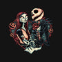 Skeleton Love-None-Drawstring-Bag-glitchygorilla