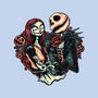 Skeleton Love-Womens-Basic-Tee-glitchygorilla