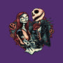 Skeleton Love-Unisex-Crew Neck-Sweatshirt-glitchygorilla