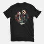 Skeleton Love-Womens-Basic-Tee-glitchygorilla