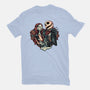 Skeleton Love-Womens-Fitted-Tee-glitchygorilla