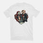 Skeleton Love-Womens-Basic-Tee-glitchygorilla