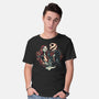 Skeleton Love-Mens-Basic-Tee-glitchygorilla