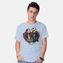 Skeleton Love-Mens-Basic-Tee-glitchygorilla