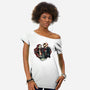 Skeleton Love-Womens-Off Shoulder-Tee-glitchygorilla