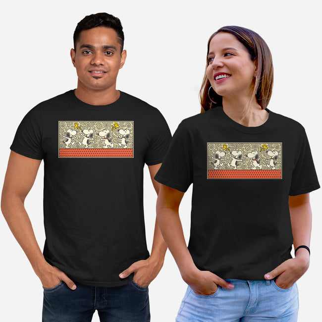 Doodle Friends-Unisex-Basic-Tee-erion_designs