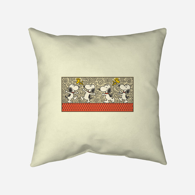 Doodle Friends-None-Removable Cover w Insert-Throw Pillow-erion_designs