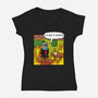 Black Knight Fine-Womens-V-Neck-Tee-jasesa