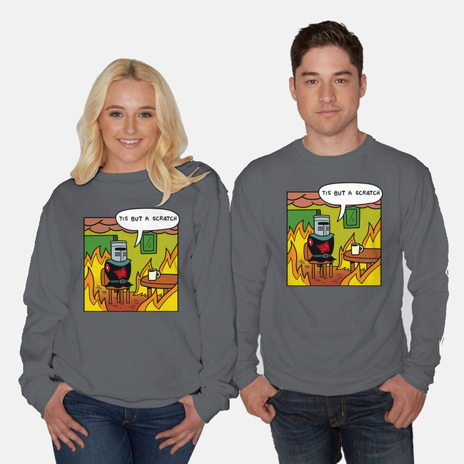 Black Knight Fine-Unisex-Crew Neck-Sweatshirt-jasesa