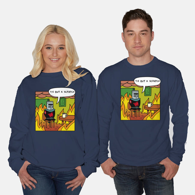 Black Knight Fine-Unisex-Crew Neck-Sweatshirt-jasesa