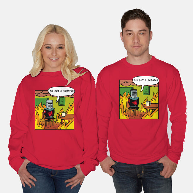 Black Knight Fine-Unisex-Crew Neck-Sweatshirt-jasesa