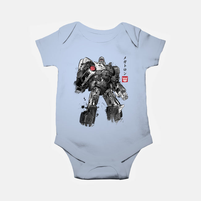 Tyrannical Leader Sumi-e-Baby-Basic-Onesie-DrMonekers